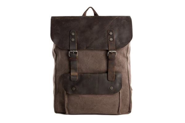 Canvas Leather Backpacks
