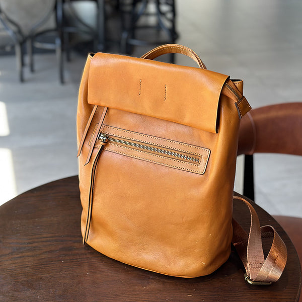 best soft leather backpack purses Handmade Leather Backpack for Women, Ladies Genuine Leather Backpack, Best  Leather Women's Backpack for School