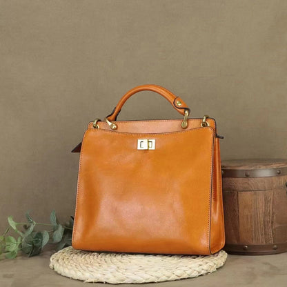Full Grain Leather Handbag Women Leather Bag Handmade Leather Shoulder Bag Handmade Leather Crossbody Bag