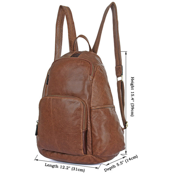 Full Grain Leather Backpacks, Mens Leather Backpack, Travel Backpack, – RockCow Leather Studio