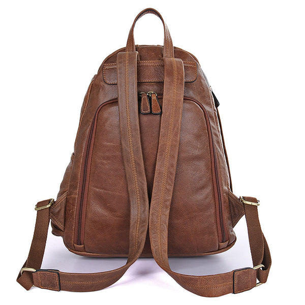 brown leather backpack target Full Grain Leather Backpacks, Mens Leather Backpack, Travel Backpack, – RockCow Leather Studio