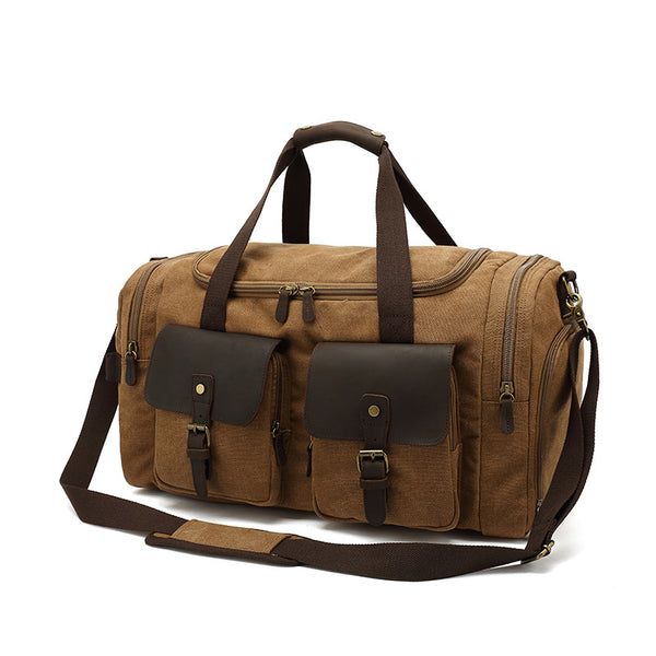 Canvas Retro Travel Bag Men Casual Canvas Tote Bag Canvas Shoulder