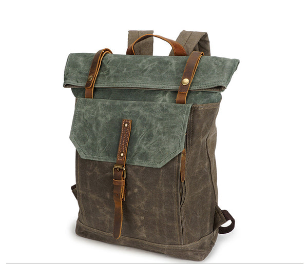 china canvas leather backpack manufacturers Waxed Waxed Canvas Leather Backpack China Men Leather Backpacks, Men