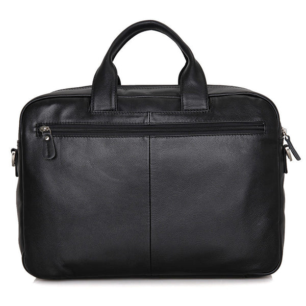 Big Capacity Laptop Messenger Bag Business Briefcase Men Leather