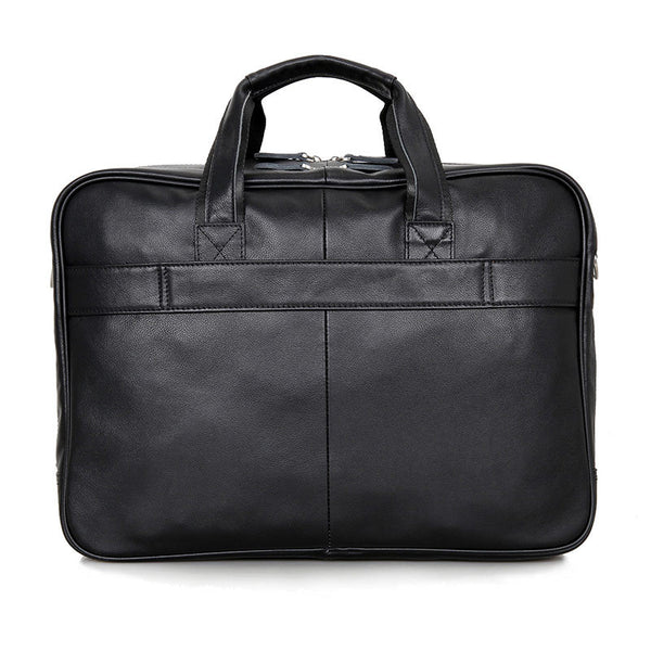 Big Capacity Laptop Messenger Bag Business Briefcase Men Leather