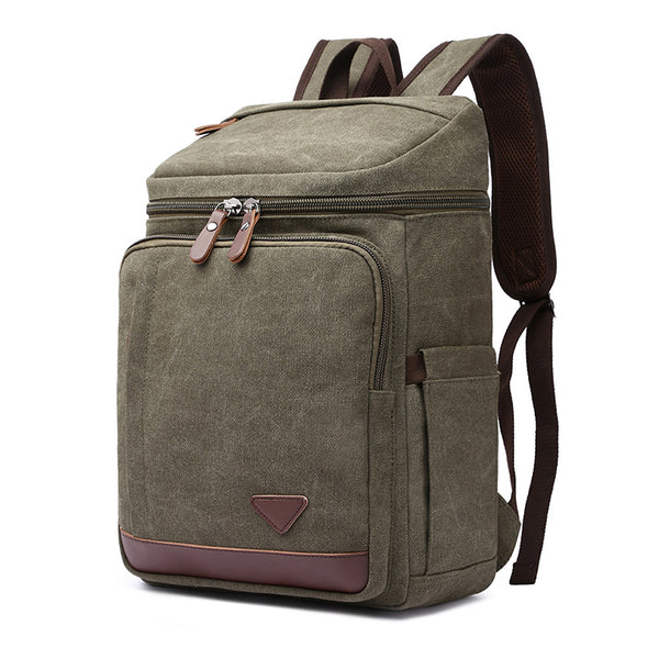 backpacks for school and hiking 17" Bungee Wholesale | Free Shipping Inside 1 Zipper Pocket Canvas Backpack Casual Canvas Travel