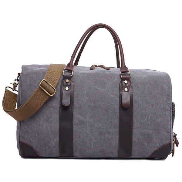 Men Large Tote Weekend Bag Cowhide Duffle Bag Travel Bag Z9016