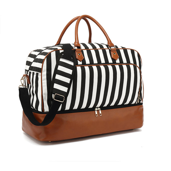 Canvas Duffle Bag Waterproof Canvas Travel Bag Stylish Gym Bag