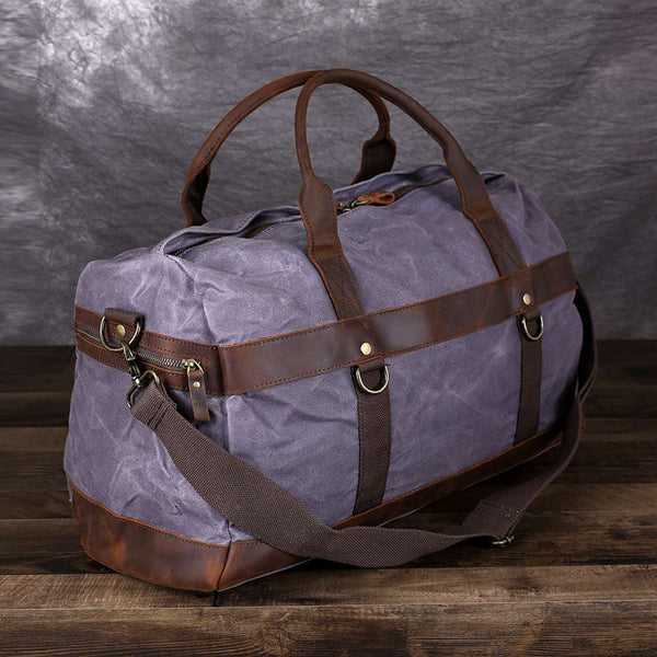 bags for travel men Canvas Travel Bag Waxed Canvas Duffle Bag Men Weekender Bags Gym Bags Army Green