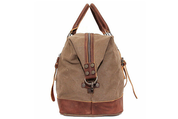men's canvas travel duffle bag Celvetch for 50L Expandable, Dark Grey | Travel Duffel Bags for Men Women, Overnight Weekend Gym Bag with Shoes Compartment Gonexs Canvas Duffle Bag has got you covered Wildroad Waxed Canvas Duffle Bag