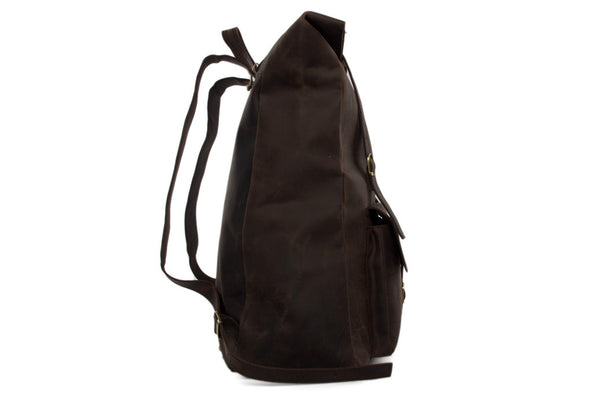 backpacks leather sale Flash Sale Handmade Mens Leather Backpack, Leather Rucksack, Travel Ba –  RockCow Leather Studio
