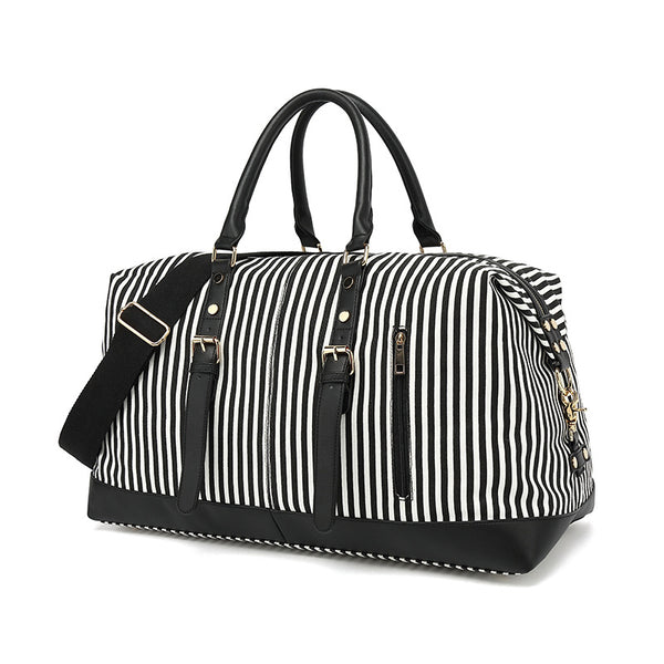 duffel and travel bags women Stylish Canvas Duffle Bag Waterproof Canvas Travel Bag Women Canvas Gym Bag Weekender Bag YY957-3