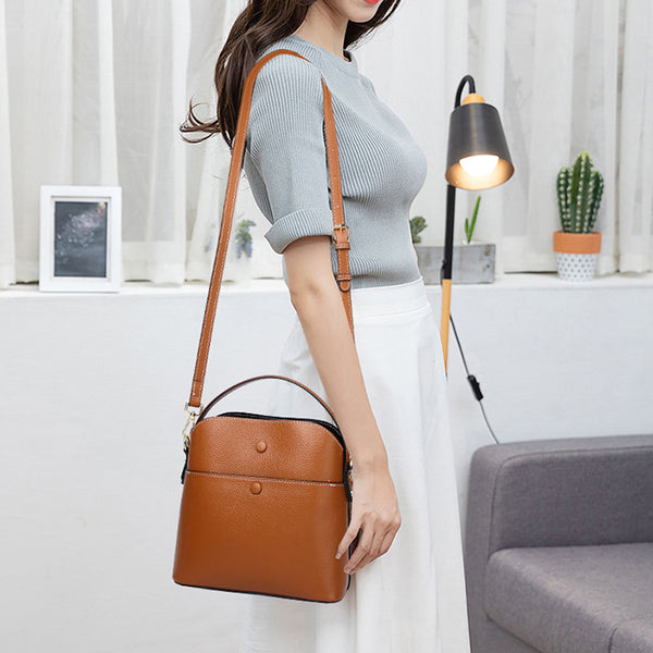 Genuine Leather Shoulder Crossbody Bags for Women Trendy