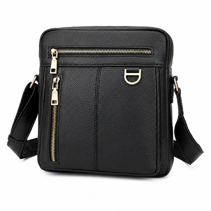 New Fashion Messenger Bags Casual Leather Bags For Men Leather Messenger Corssbody Side Shoulder Bag 1011