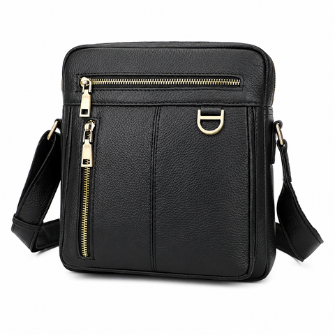 New Fashion Messenger Bags Casual Leather Bags For Men Leather Messenger Corssbody Side Shoulder Bag 1011