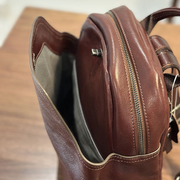 best leather backpack for laptop Full Grain Leather Women Backpack, Genuine Leather Mini Backpack, Best –  RockCow Leather Studio