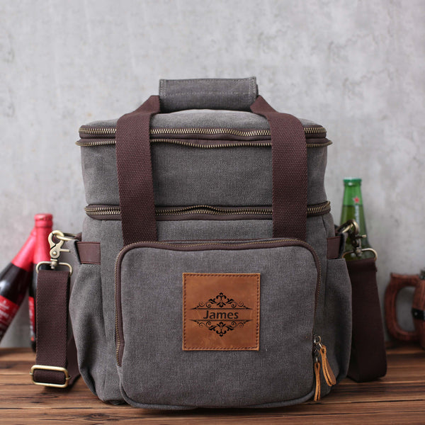 Personalized Groomsman Cooler Bag Beer Cooler Bag Insulated Lunch Cooler Bag Monogrammed Groomsmen Gift Christmas Gifts