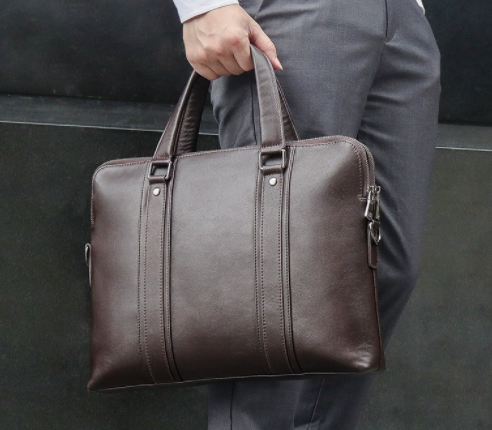 Sac messager pour ordinateur portable en cuir pour homme, sacoches en cuir pour homme 7325