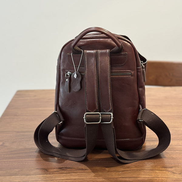 full mini backpack Full Grain Leather Women Backpack, Genuine Leather Mini Backpack, Best – RockCow Leather Studio