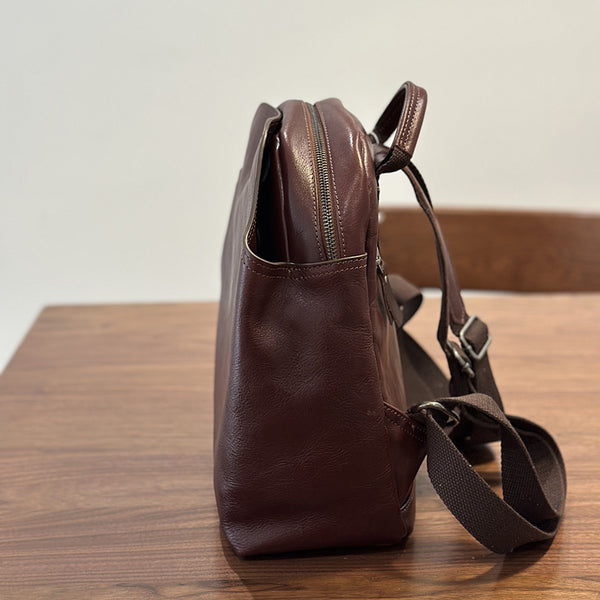 best mini backpack women Full Grain Leather Women Backpack, Genuine Leather Mini Backpack, Best – RockCow Leather Studio