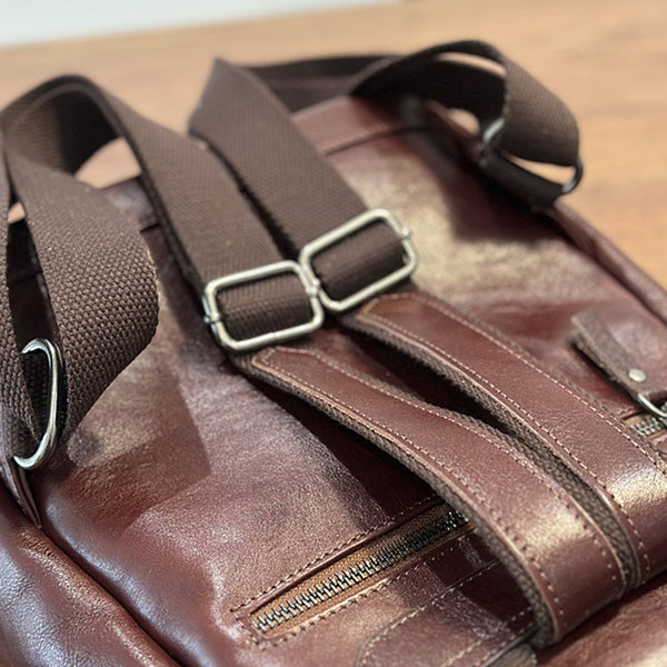 best women's mini backpack Full Grain Leather Women Backpack, Genuine Leather Mini Backpack, Best –  RockCow Leather Studio