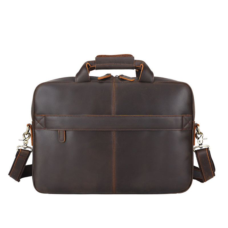 Full Grain Leather Attache Leather Messenger Bag Classic Leather