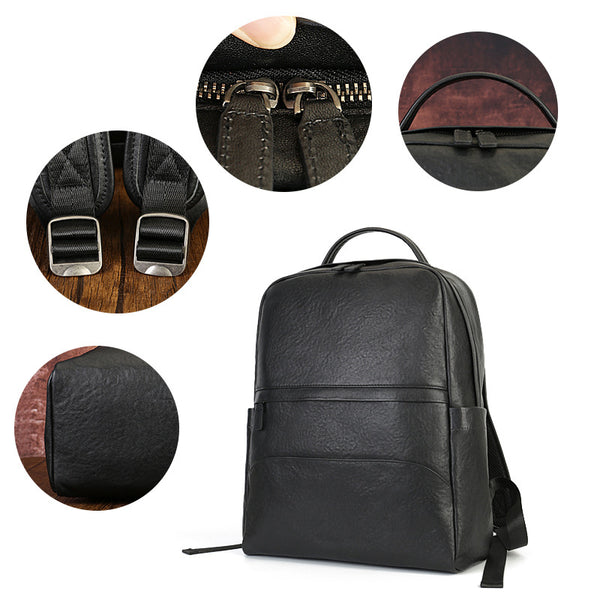 black leather rustic backpack Full Grain Men's Leather Backpack Handmade Trav – RockCow Leather Studio pull them in and DIY PVC Fishing Rod Color:Chartreuse Green Tiger & Yellow, Chart, Flo Green 2&save