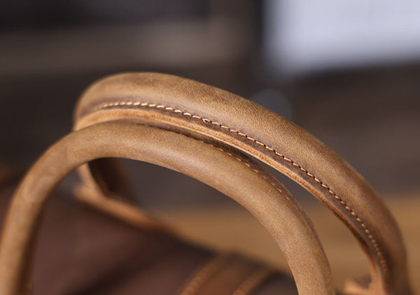 Sac de nuit en cuir Milan - Cuir robuste - Sandale – Greenwood Leather Sac de nuit en cuir Milan - Cuir robuste - Sandale – Greenwood Leather