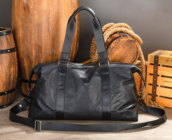 Full Grain Leather Gym Bag Mens Leather Duffle Bag Travel Bag Leather Weekend Luggage Bag Leather Carry-on Bag Black Full Grain Leather Gym Bag Mens Leather Duffle Bag Travel Bag Leather Weekend Luggage Bag Leather Carry-on Bag Black