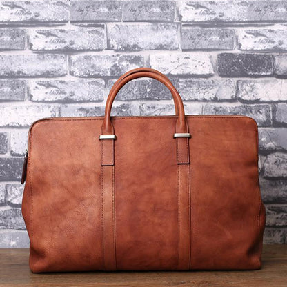 Flash Sale Italian Leather Men's Portfolio, Leather Laptop Bag, Leather Briefcase