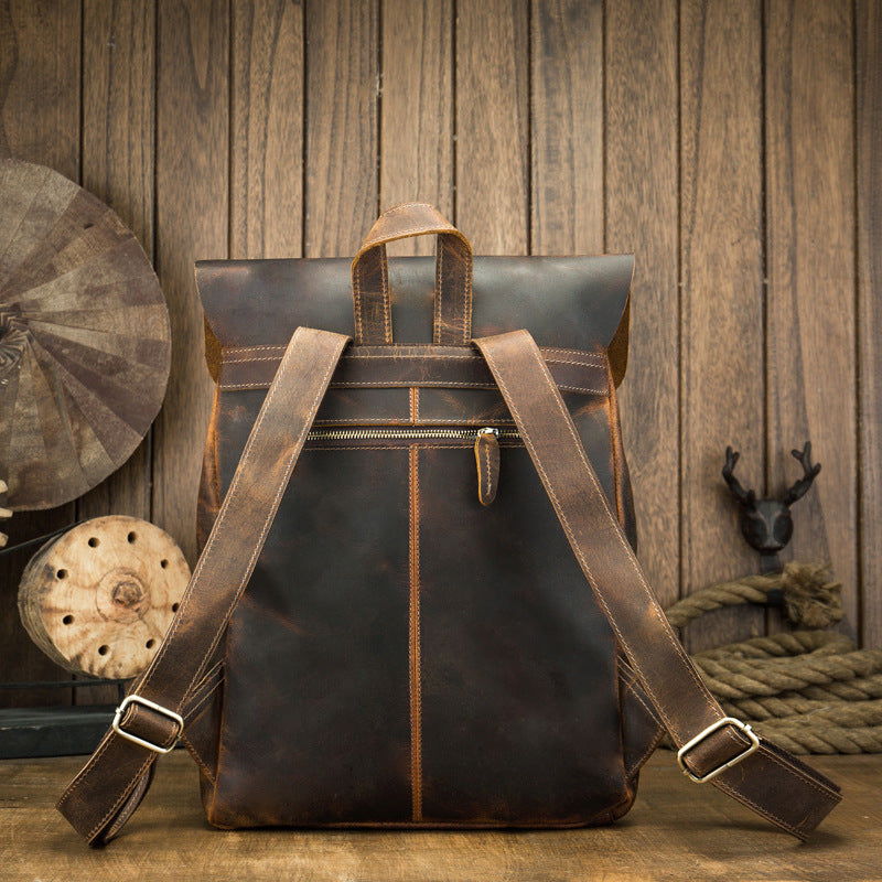 authentic leather backpacks Handmade Backpack Purse, Vintage Backpacks, School – RockCow Leather Studio Jansport Philippines Laptop Sleeve able to compliment any OGIO Backpacks Set Quantity:2 Sets — Both Sides