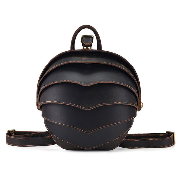 Unique Leather Backpack Handmade Vintage Leather Backpack Full Grain L ...