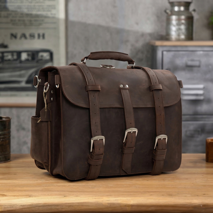 Super Large Multi-Use Leather Travel Bag, Duffle Bag, Leather Backpack 7072
