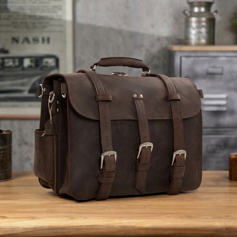 Super Large Multi-Use Leather Travel Bag, Duffle Bag, Leather Backpack 7072