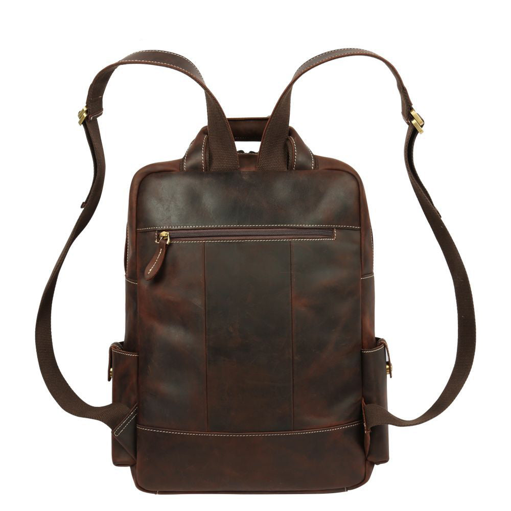 Handmade Mens Leather Backpack, Vintage Backpacks for Men, Designer Ba   RockCow Leather Studio