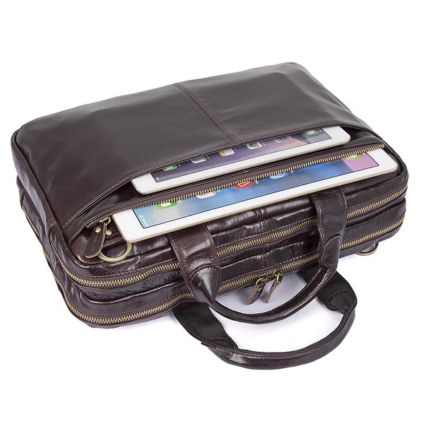 Best Laptop Messenger Bag Messenger Bag Amazon Men Leather Bags Side Bags For Mens 7092 Dark Coffee