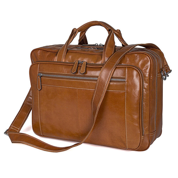 Modern Briefcase Leather Laptop Bags For Men,Best Briefcases For Men 7380 - ROCKCOWLEATHERSTUDIO