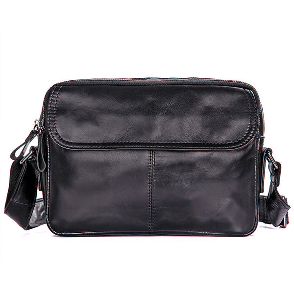 Genuine Leather Messenger Bags Casual Leather Bag For Men Crossbody Sh ...