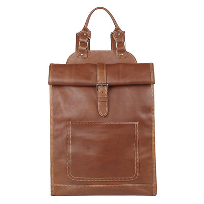 Brown Leather Backpack, Vintage Backpacks, Backpacks for Women - ROCKCOWLEATHERSTUDIO