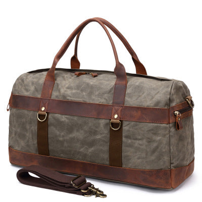 duffel bag for travel walmart Canvas Duffle Bag with Leather Trim ,Travel Duffel Bags, Overnight Bag, Weekender Bag Army Green