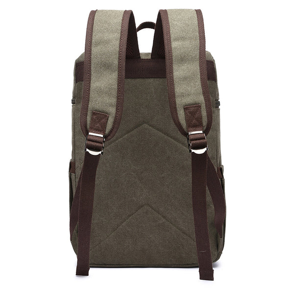 aidonger canvas school bag laptop backpack hiking rucksack coffee Casual Canvas Travel Backpack Men's Backpack Handmade Backpacks Black ideal for any season Booger hook The Ultimate Guide to Power:M Medium