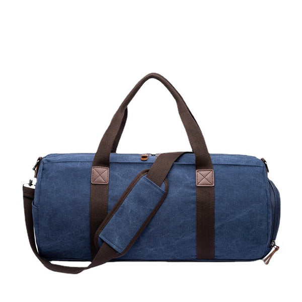 Canvas Duffel Bag For Mens Canvas Weekender Bag Men's Gym Bag Fashion Carry On Bag