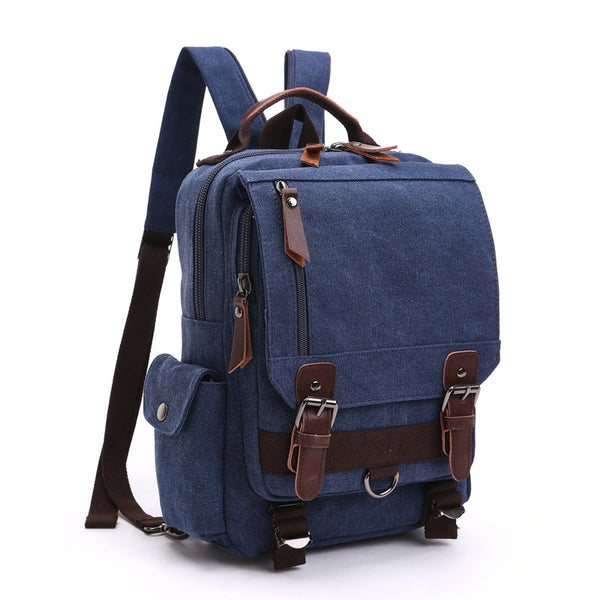 Canvas Travel Backpack Casual Canvas Backpack Stylish Unisex School Backpack