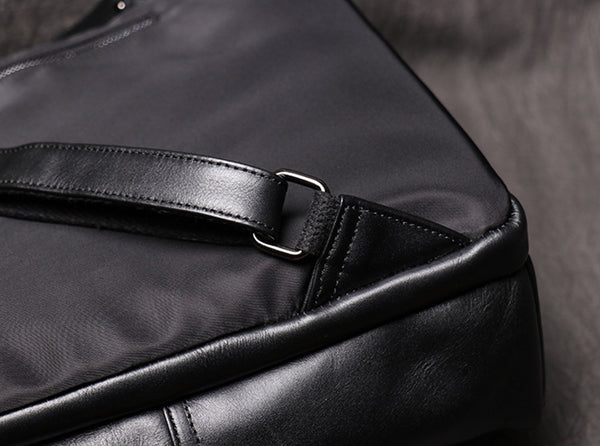 black leather fashion laptop backpack Full Grain Leather Backpack For Men, Leather Travel Backpack Stylish L – RockCow Leather Studio