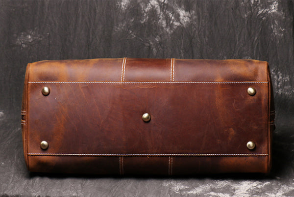 Steel Horse Leather The Eira Duffle Bag | Vintage Leather Weekender