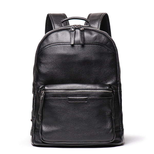 Full Grain Leather Men Backpack Handmade Leather Laptop Backpack Trave – RockCow Leather Studio