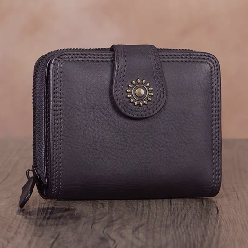 FullGrainLeatherWalletForWomen