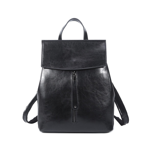 Full Grain Leather Backpack Purse for Women, Stylish Leather Backpack, – RockCow Leather Studio
