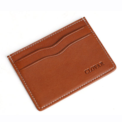 Full Grain Leather Card Holder, Multi-Card Wallet, Short Wallet DB09 - ROCKCOWLEATHERSTUDIO