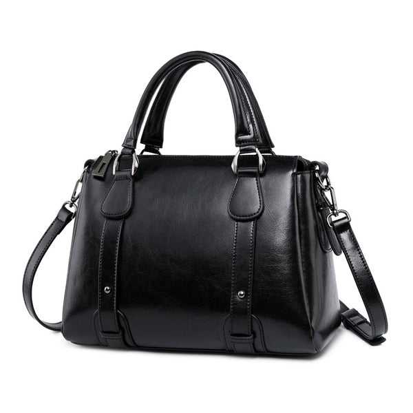 Handmade Top Grain Leather Women Shoulder Bags Stylish Ladies Leather Handbag Gifts For Her SX2833 - ROCKCOWLEATHERSTUDIO